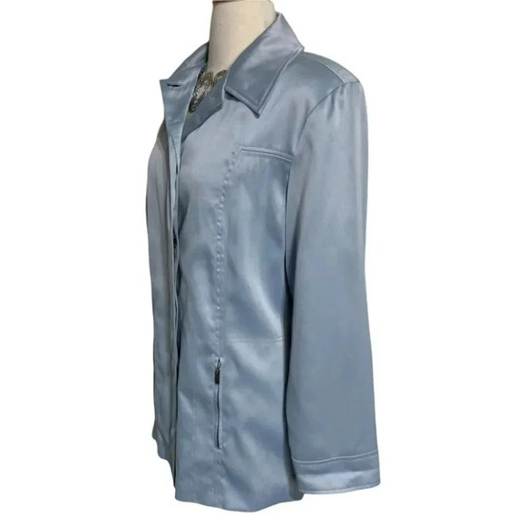CS signature‎ M ice blue jacket with zipper pockets - Picture 3 of 6